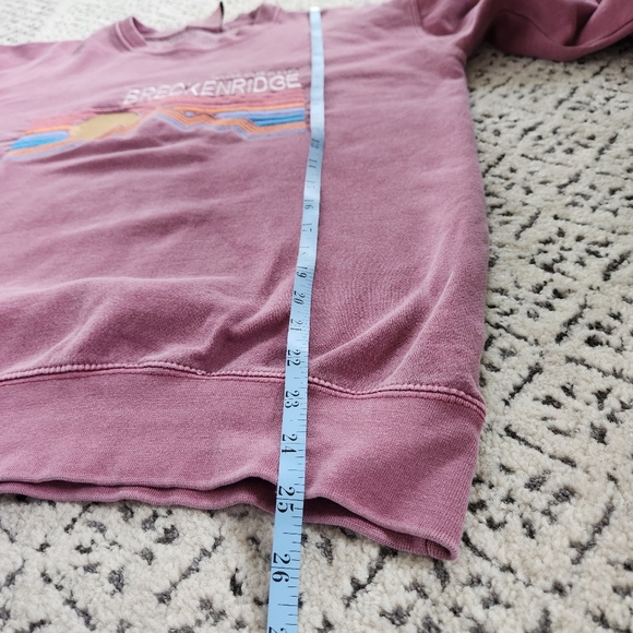 U.S. Vintage Wash Breckenridge Colorado Sweatshirt Embroidered Crewneck Graphic - Picture 6 of 10